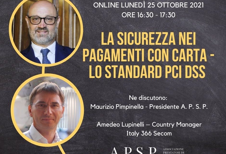 La sicurezza nei pagamenti con carta. Lo standard PCI DSS
