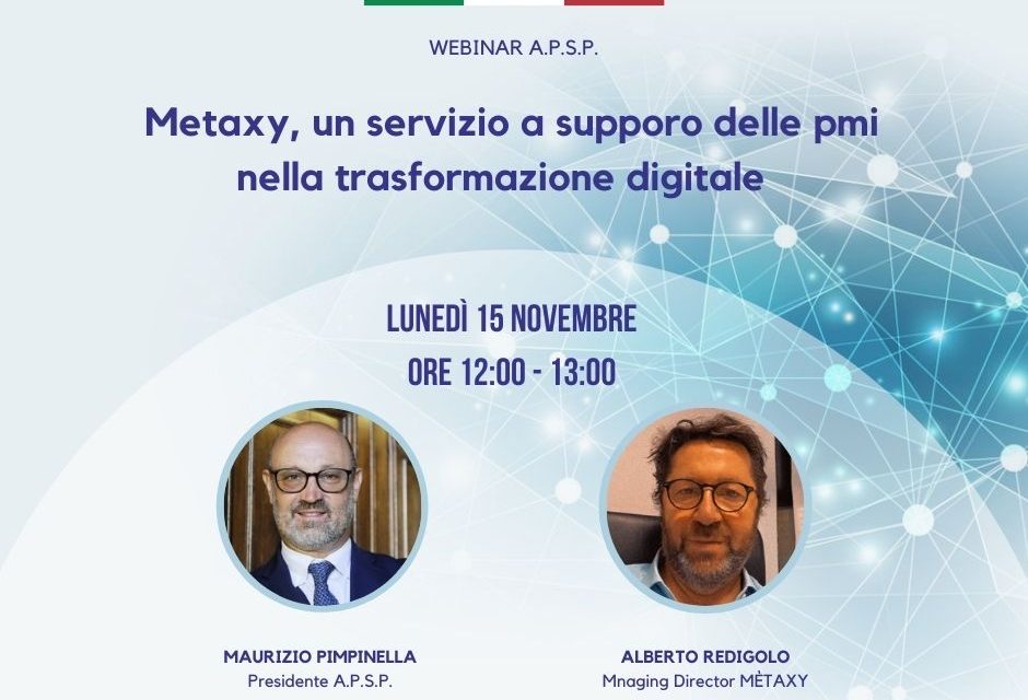 Metaxy, un servizio a supporto delle PMI nella trasformazione digitale