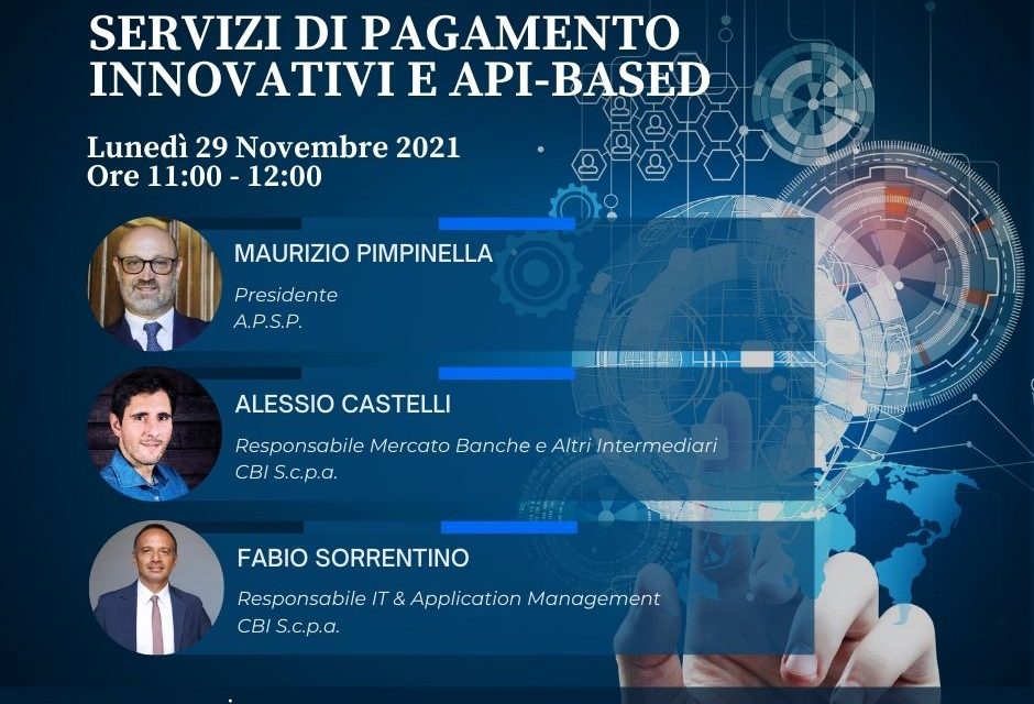 Servizi di pagamento innovativi e api-based