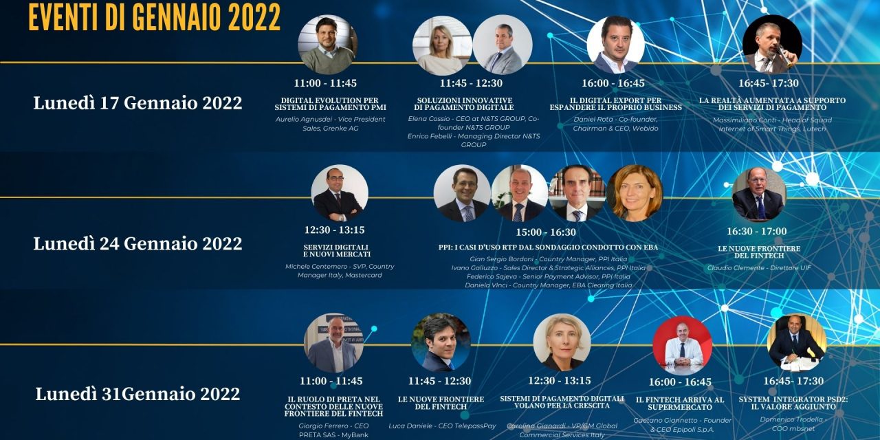 Eventi A.P.S.P. Gennaio 2022