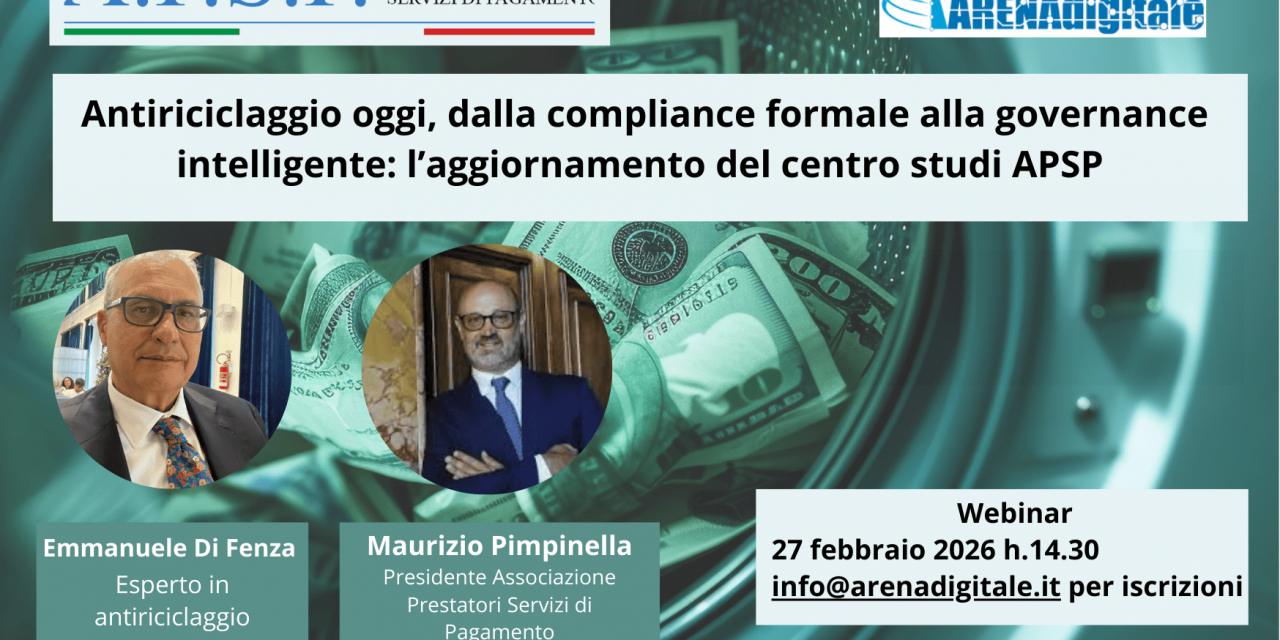 Antiriciclaggio oggi, dalla compliance formale alla governance intelligente